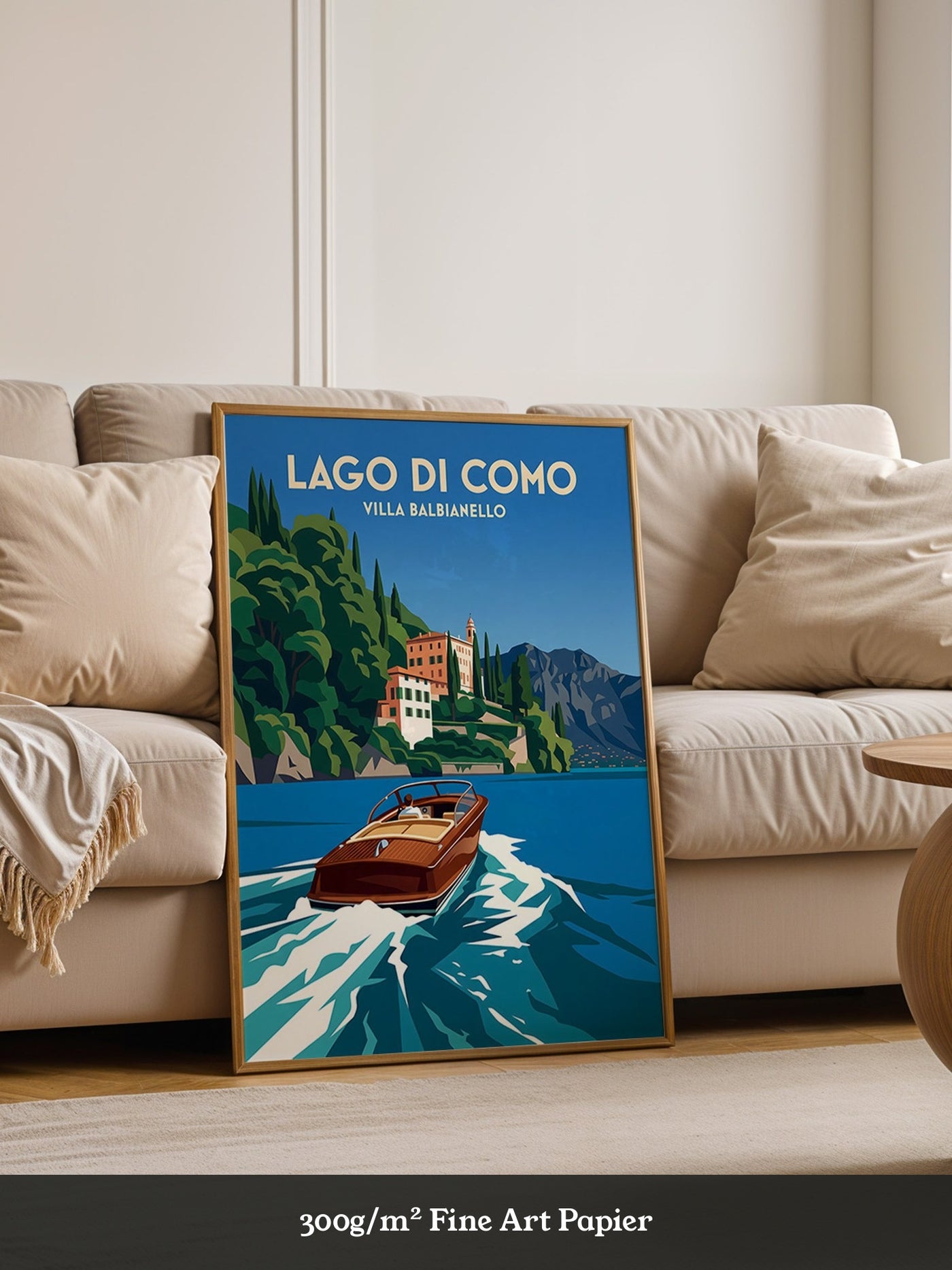 Lago di Como Boot Retro Stil