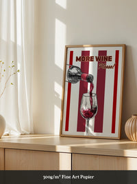 Weinglas Illustration Grafikrot