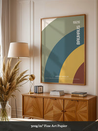 Bauhaus Kreise Retrofarben