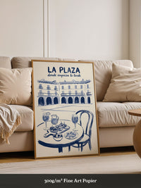 La Plaza Aperitivo Illustration