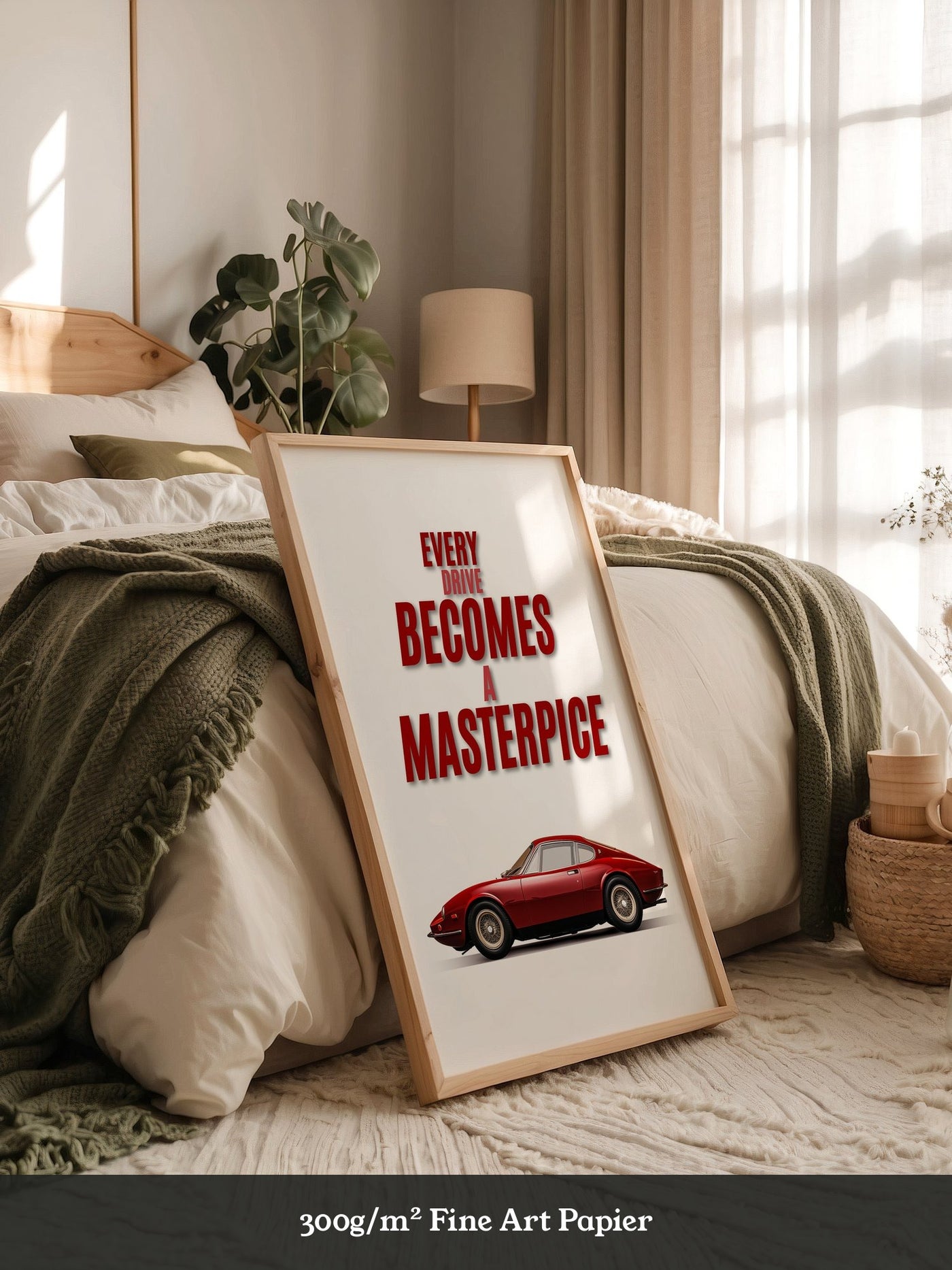 Roter Oldtimer Seitenansicht Retro
