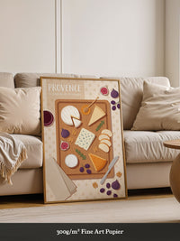 Provence Käseplatte Illustration