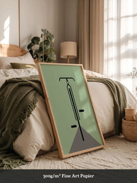Rad minimalistisch Grün