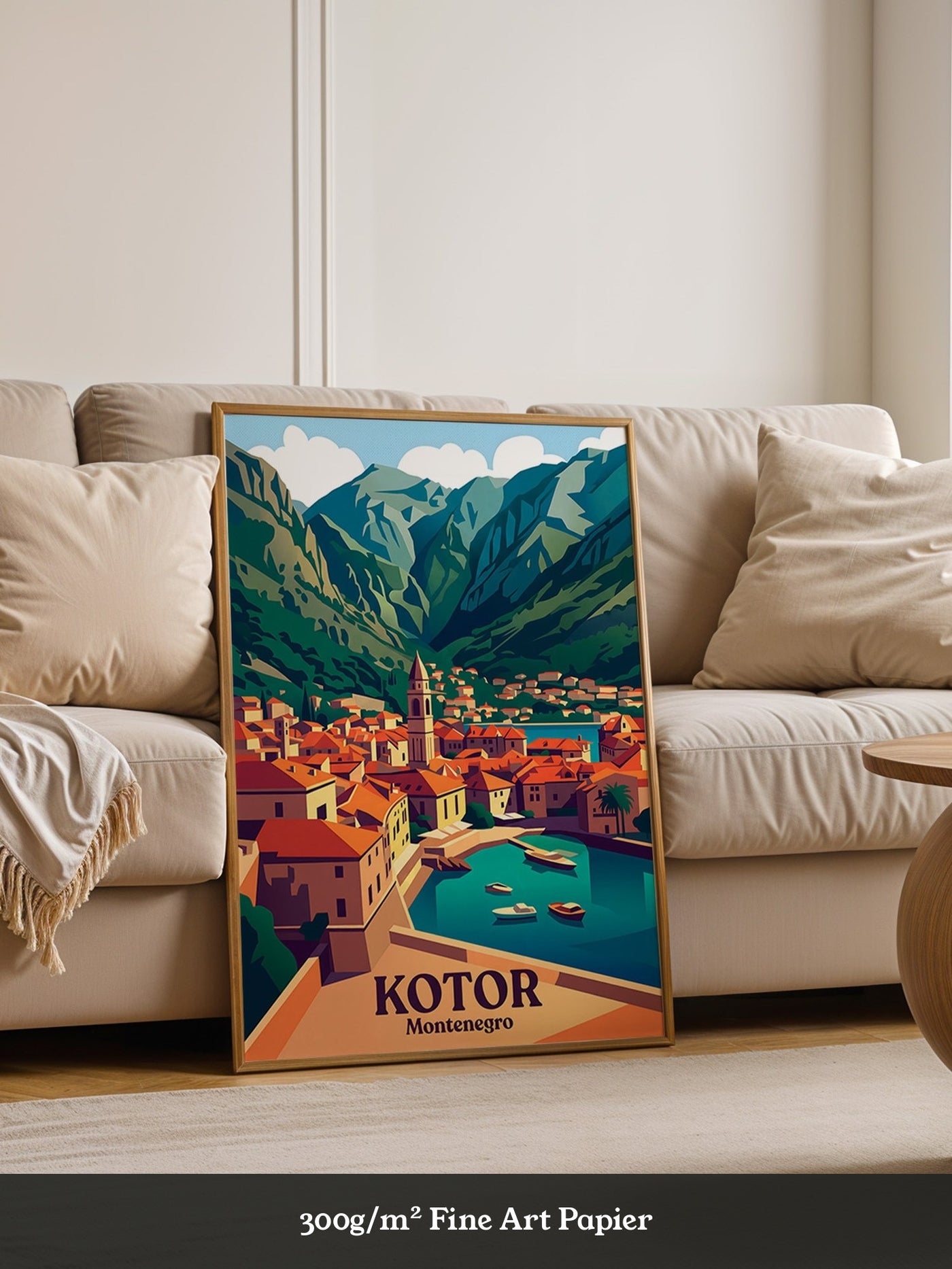 Kotor Altstadt Pastellfarben