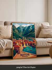 Kotor Altstadt Pastellfarben