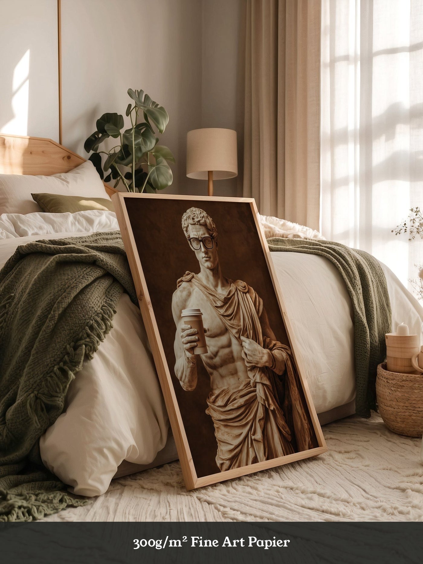 Statue Kaffeebecher Retro-Charme