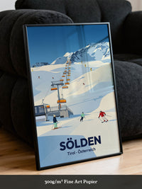 Skitag in den Alpen
