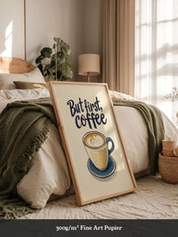 Kaffeetasse Illustration Vintage-Stil