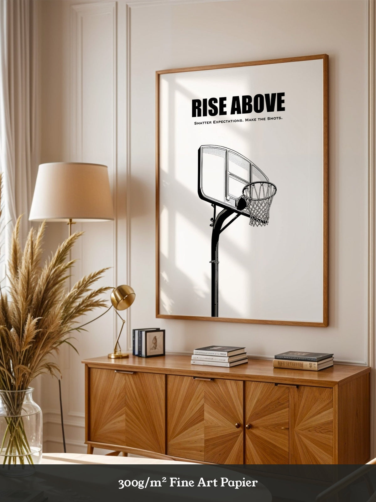 Basketballkorb Schwarzweiß