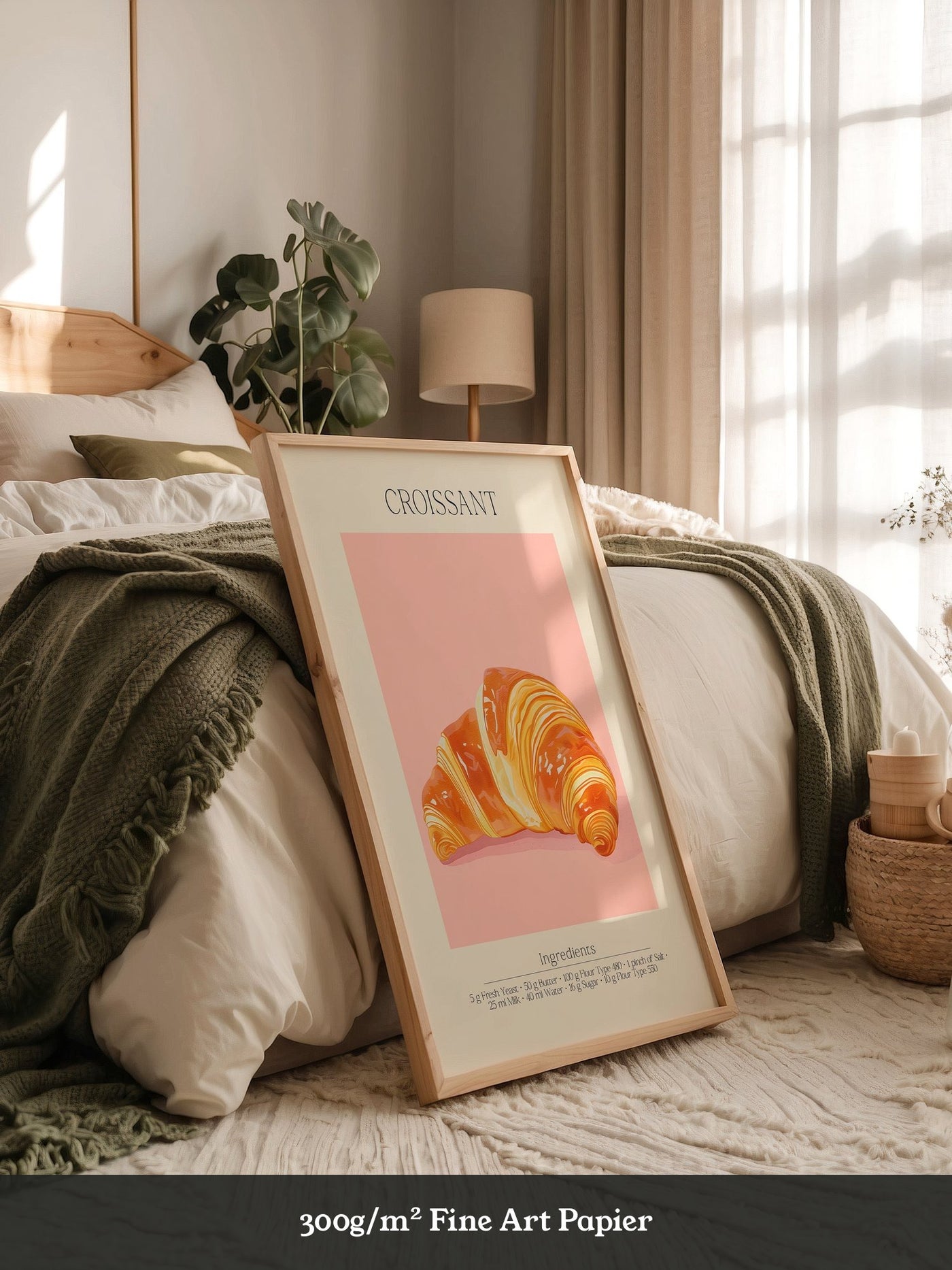 Croissant Pastell Retro