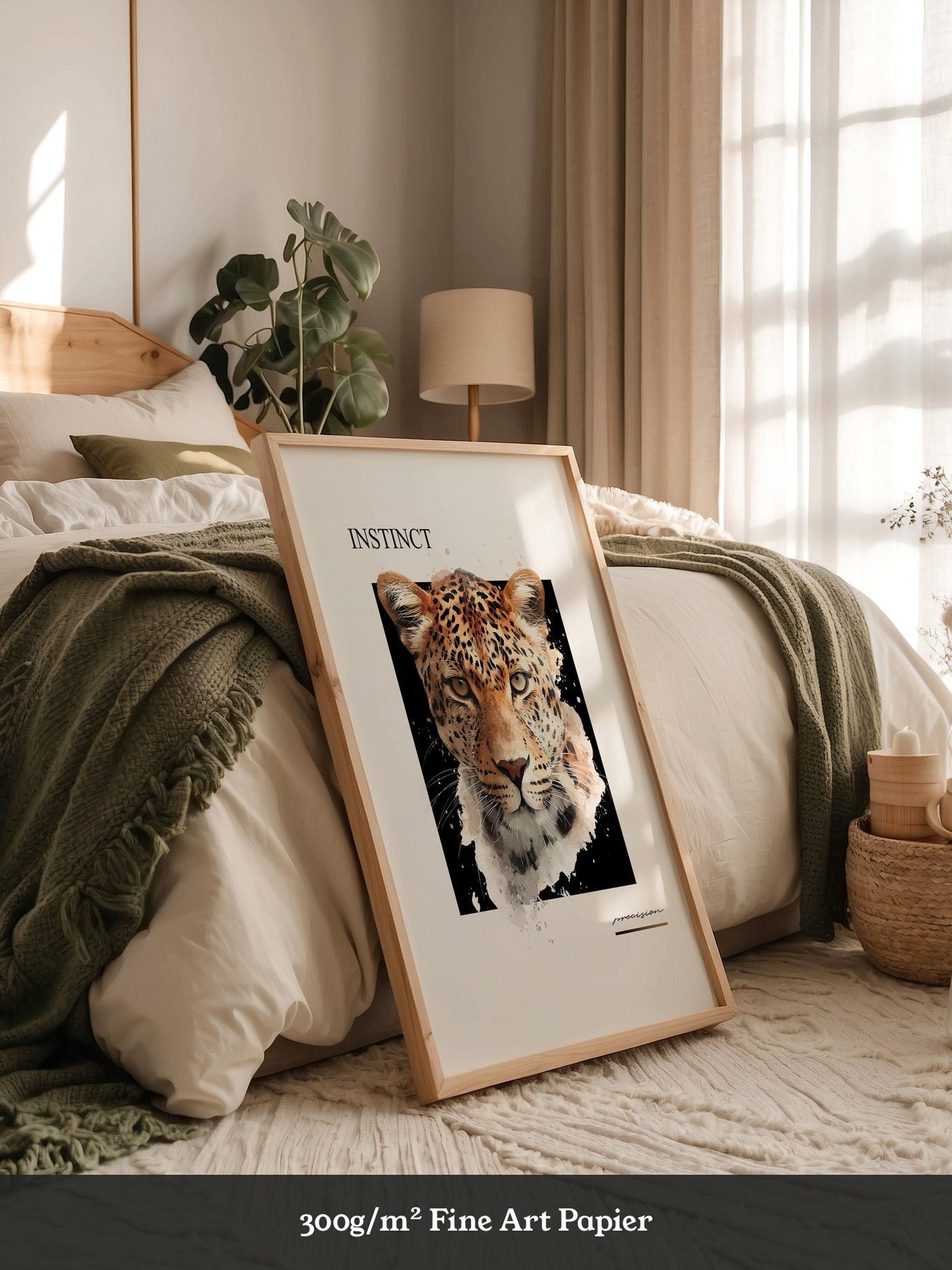 Leopard Aquarell Intensiv