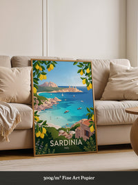 Sardinien Küste Zitronen Elegant