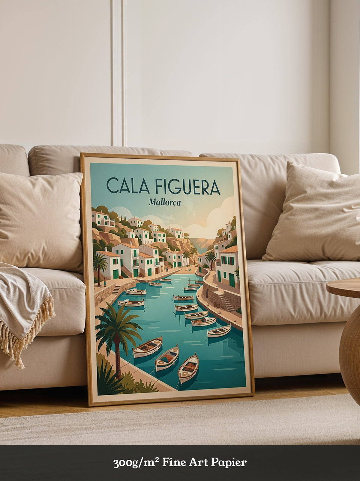 Hafenidylle Mallorca Vintage Stil