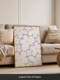 Blumen Pastell Lila