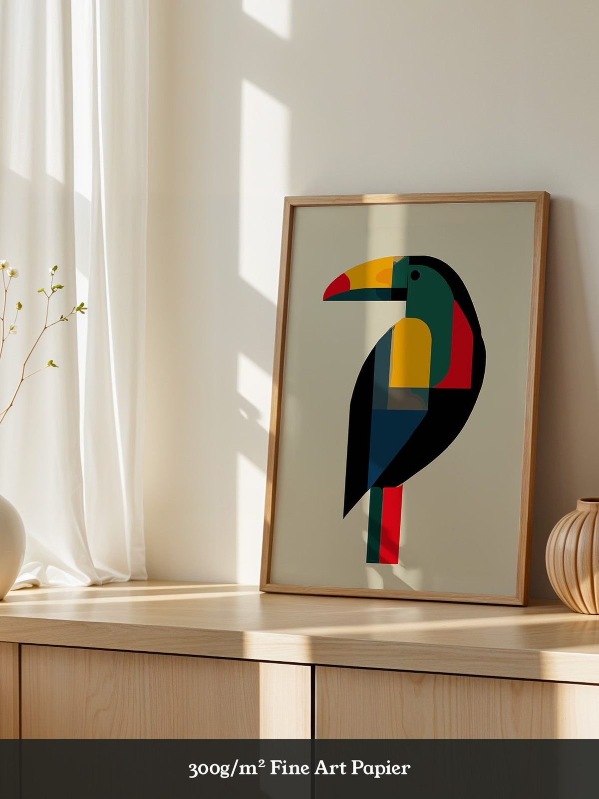 Tukan Bunt Geometrisch