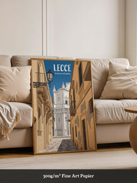 Lecce Barocco Gasse Illustration