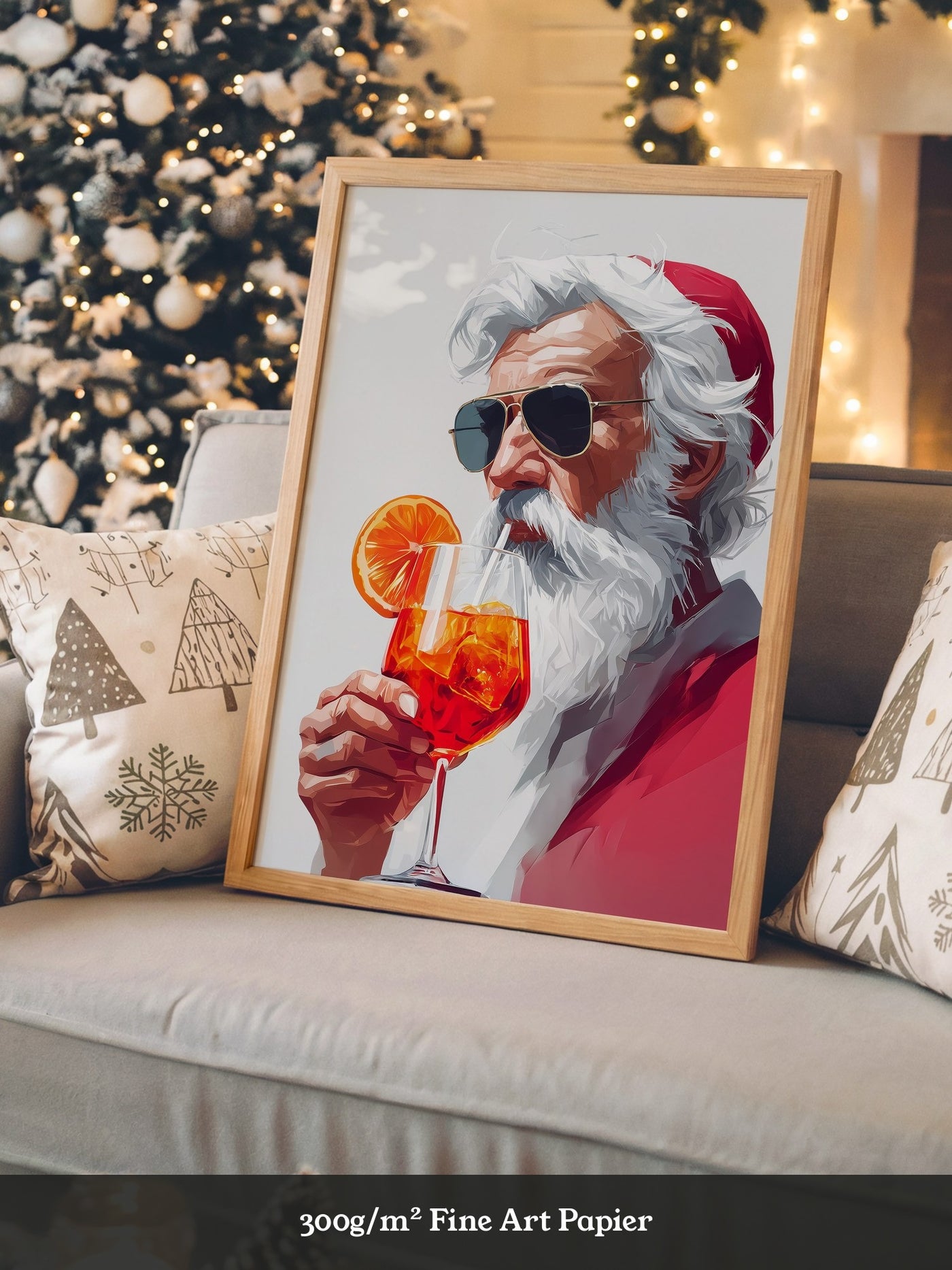 Weihnachtsmann Aperol Stilvoll