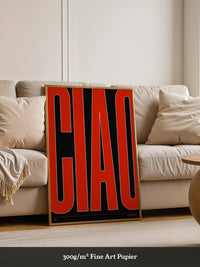 CIAO Rot Schwarz Bold