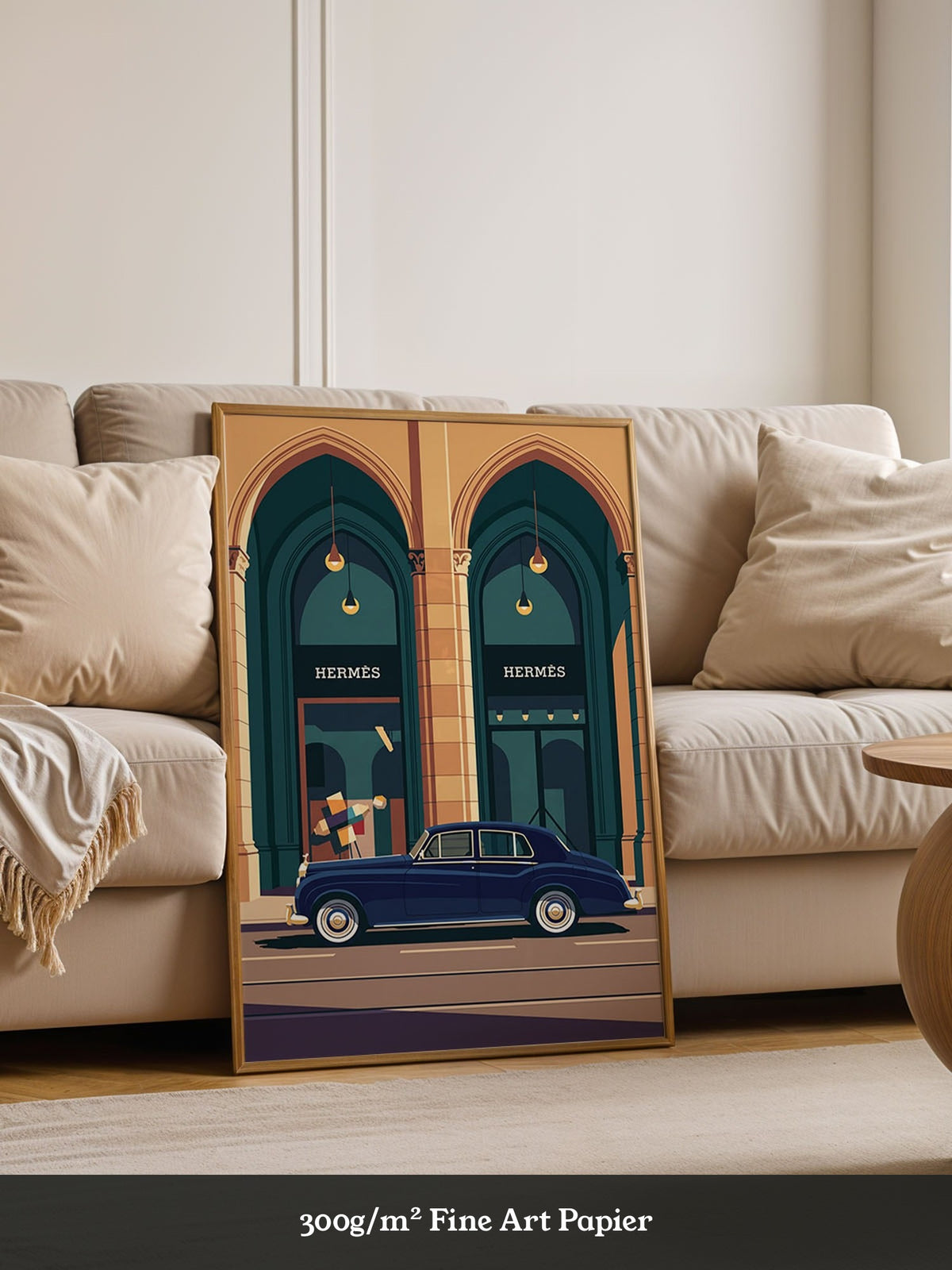 Luxuswagen Bauhaus Illustration