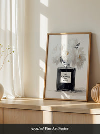 Chanel Flakon weiße Blumen