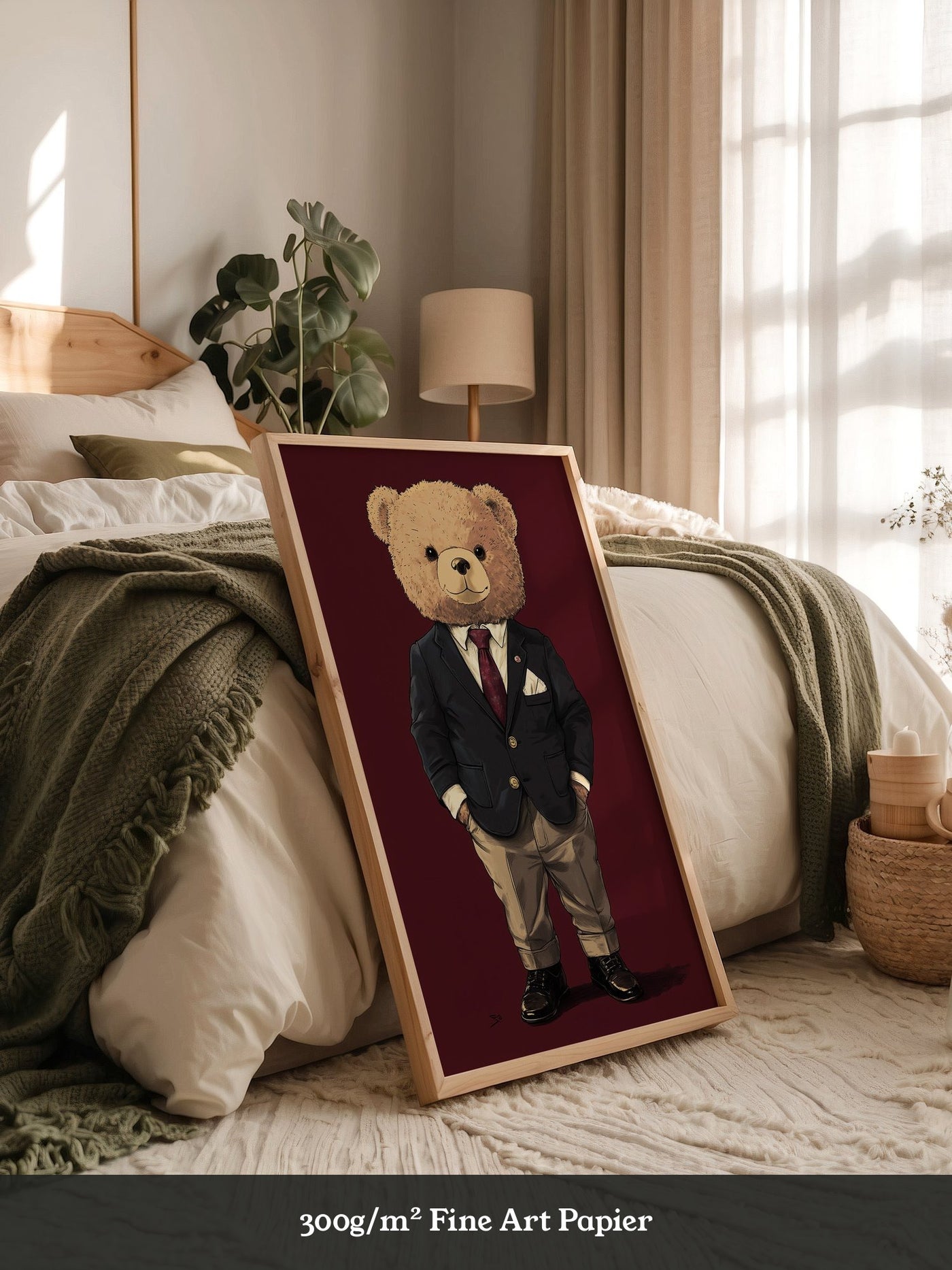 Teddybär Anzug Illustration