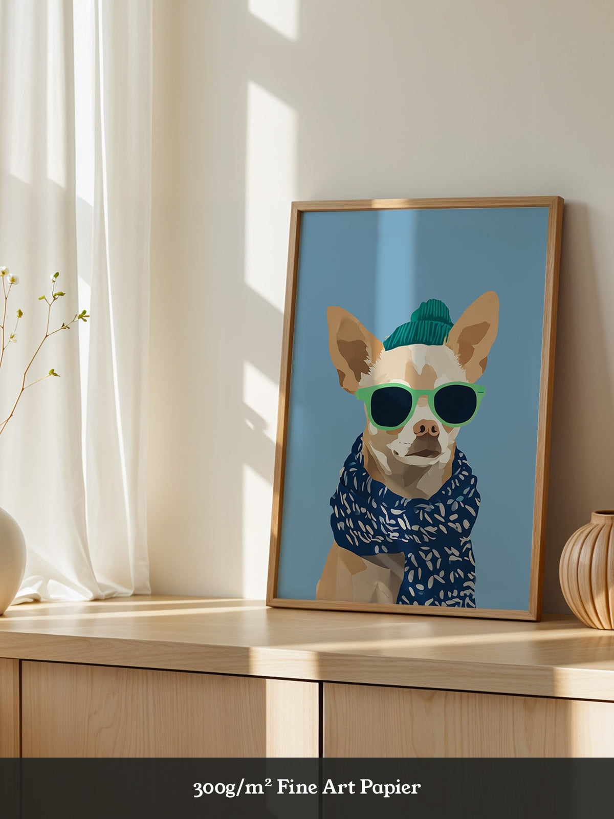 Chihuahua Cool Cartoon Outfit