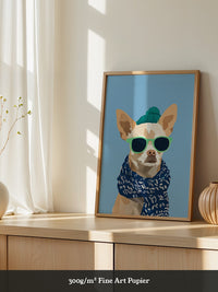 Chihuahua Cool Cartoon Outfit
