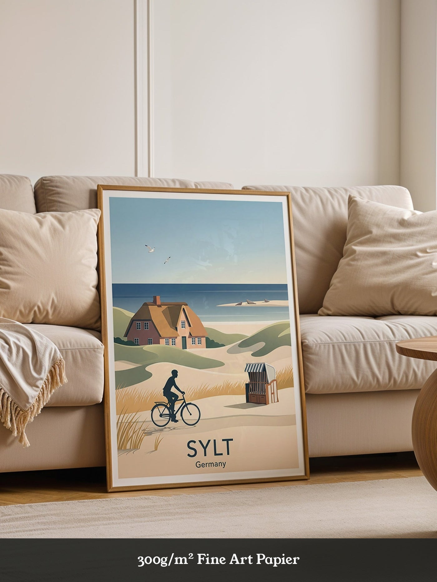 Sylt Radfahrer Dünenromantik