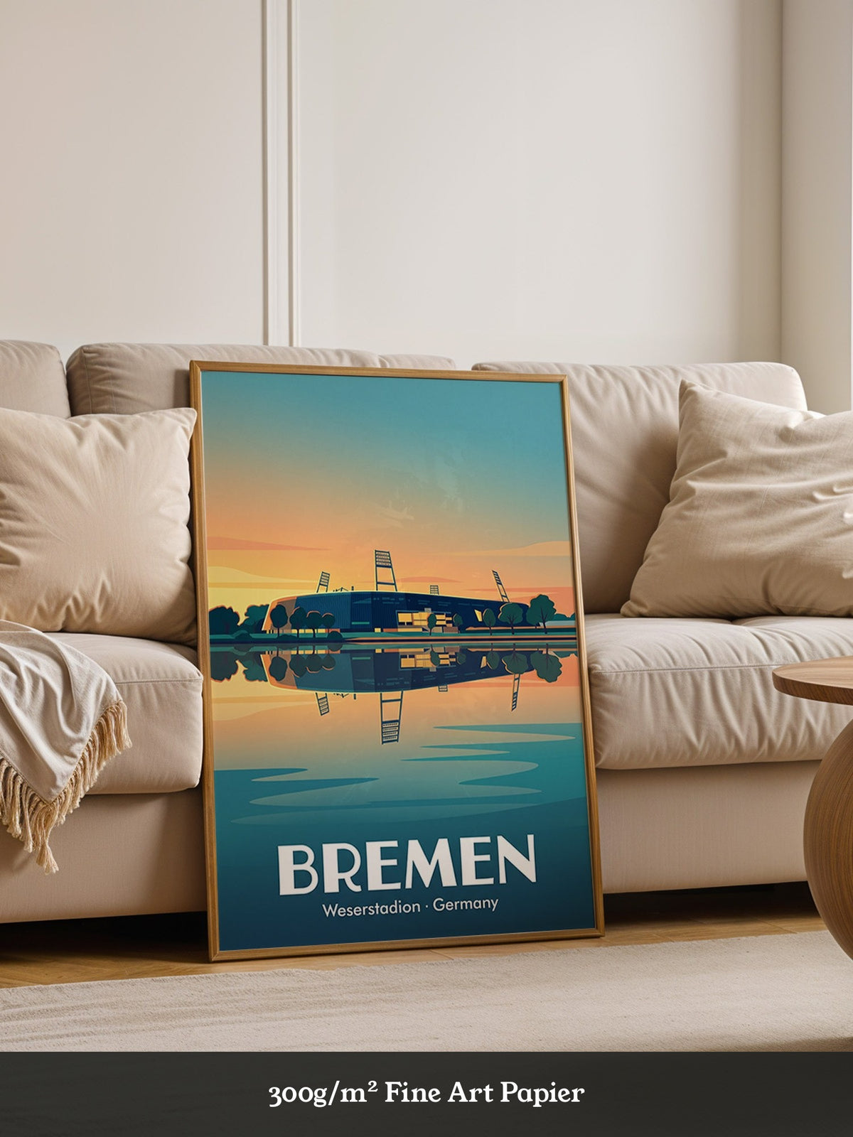Stadion Bremen Pastellfarben