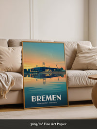 Stadion Bremen Pastellfarben