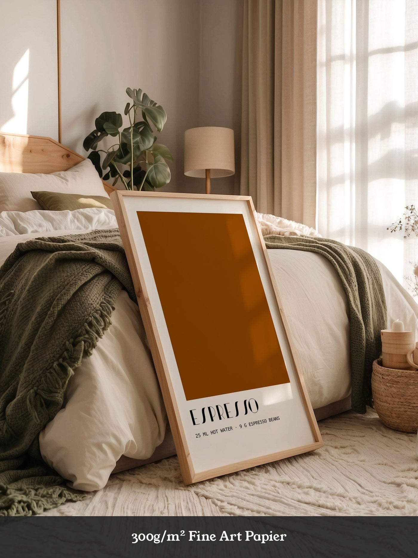 Espresso Braun minimalistisch
