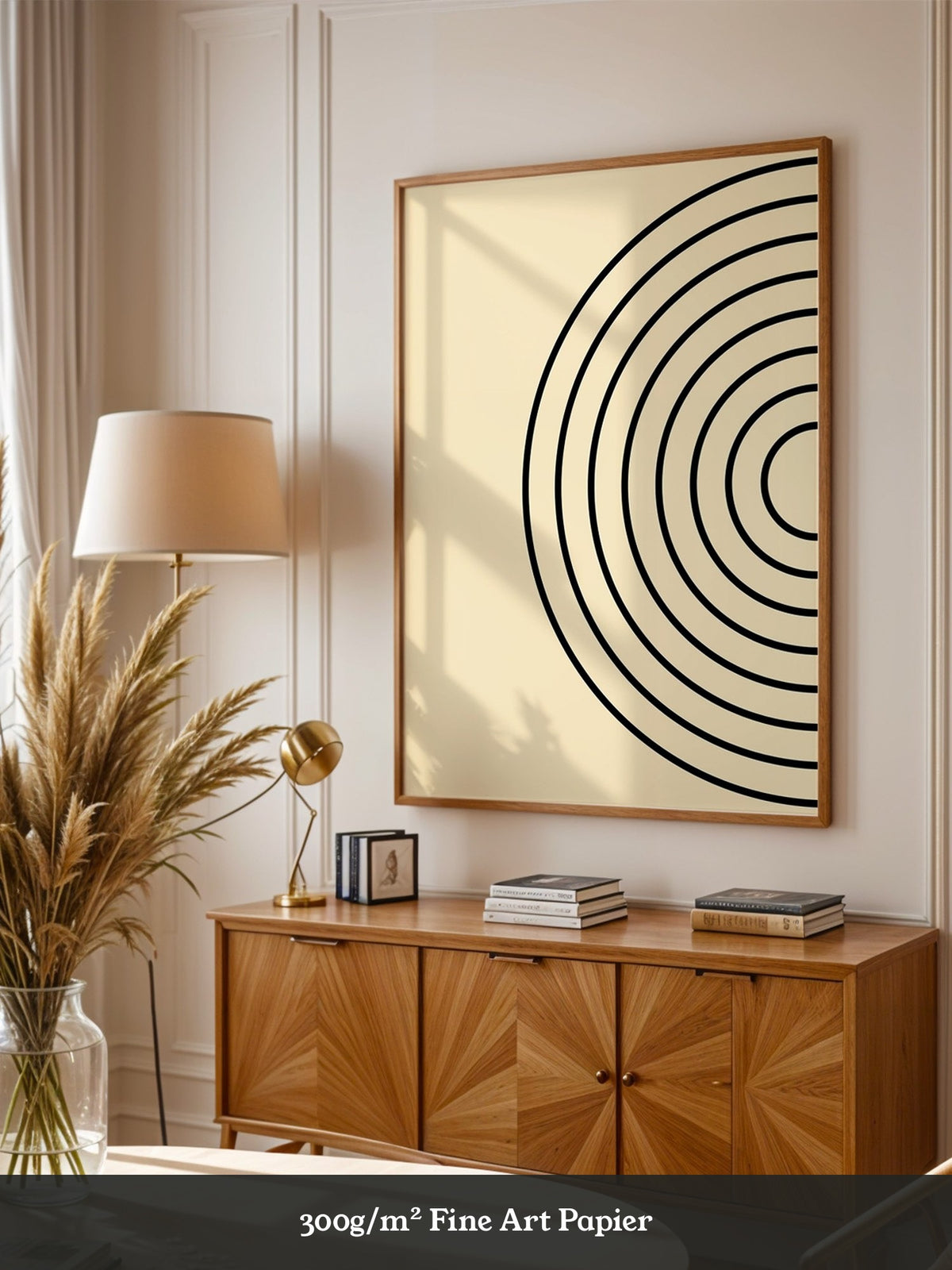 Kreise Minimalismus Beige
