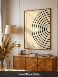 Kreise Minimalismus Beige