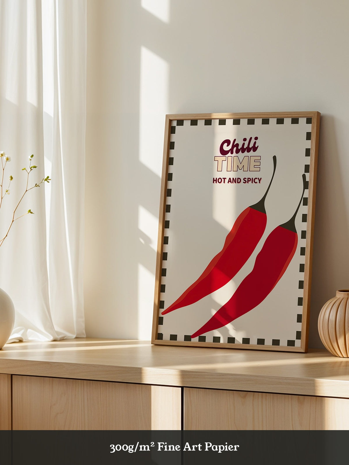 Rote Chili Schoten Illustration