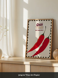 Rote Chili Schoten Illustration