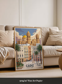Cádiz Kathedrale Pastellfarben
