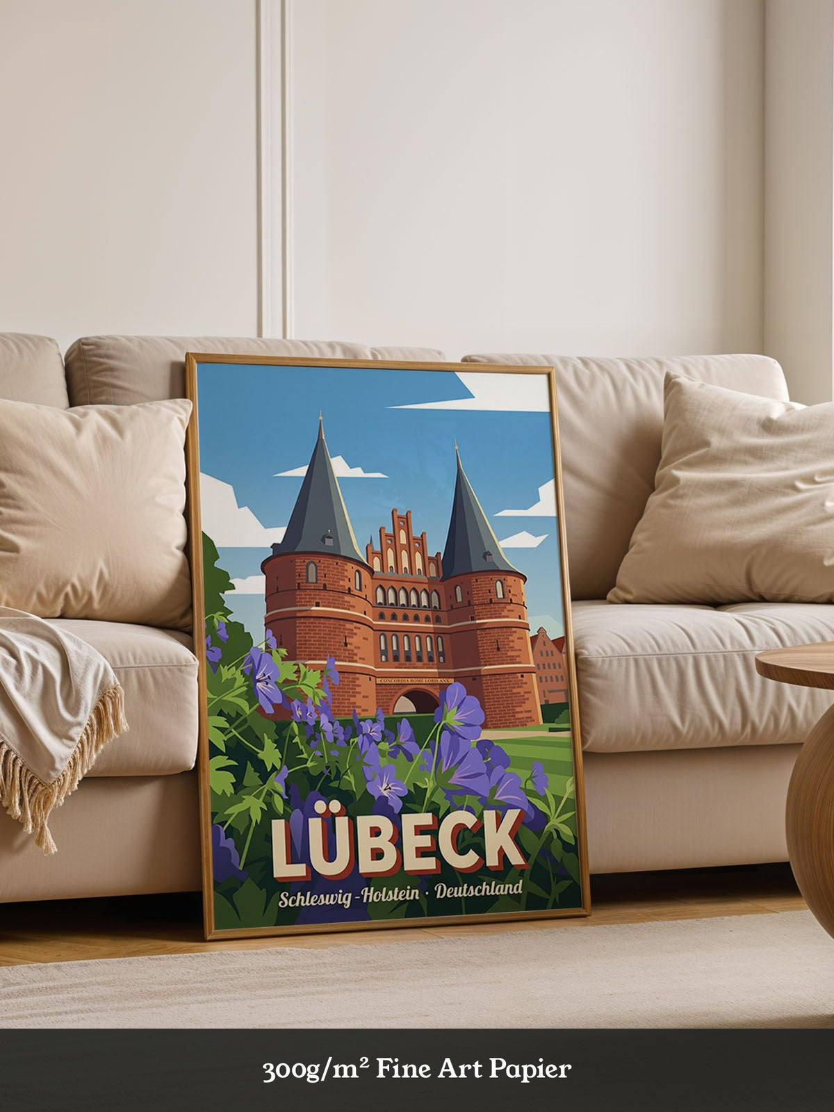 Lübeck Holstentor Vintage