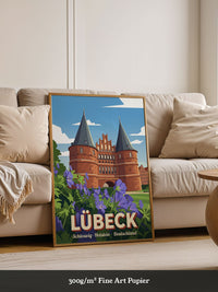 Lübeck Holstentor Vintage