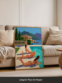 Dolce Vita Strand Illustration