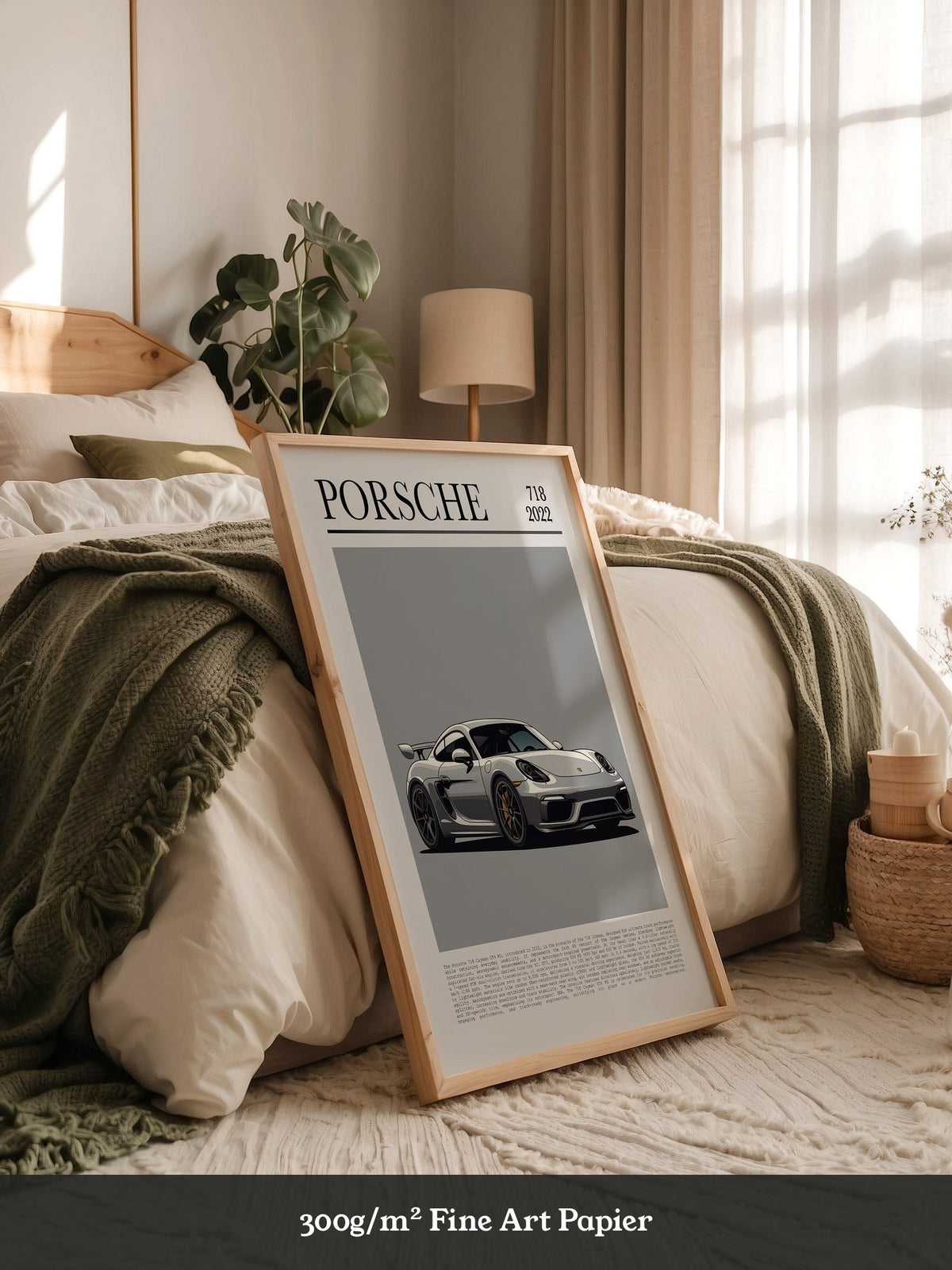 Porsche Cayman 718 Illustration