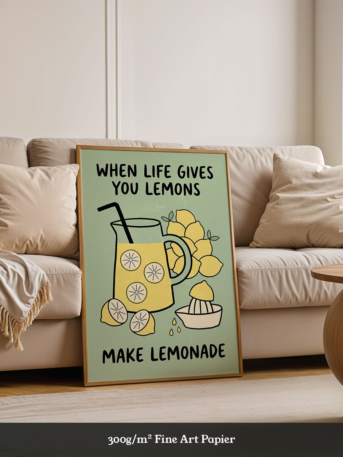 Zitronenlimonade Poster Küche
