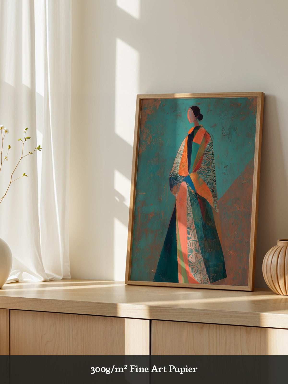 Farbige Robe abstrakt