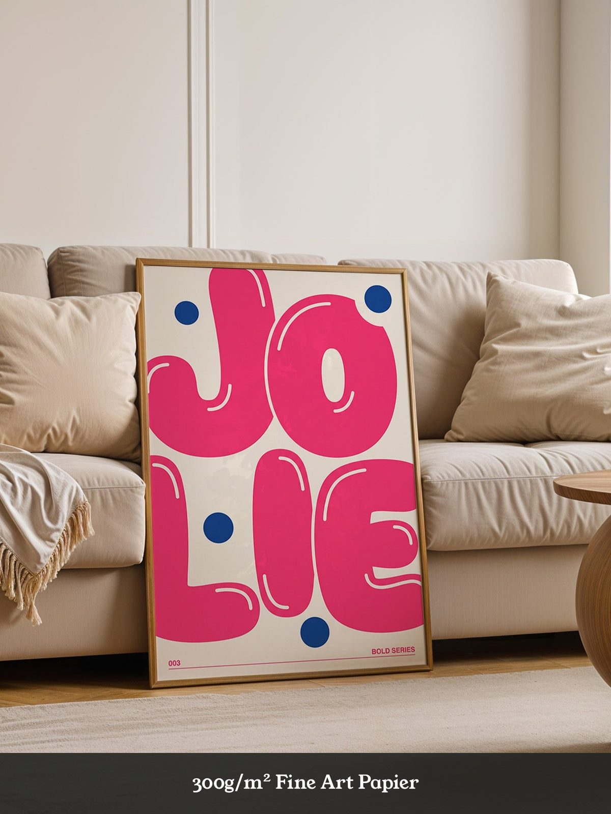 Jolie Pop Art Pink Blau