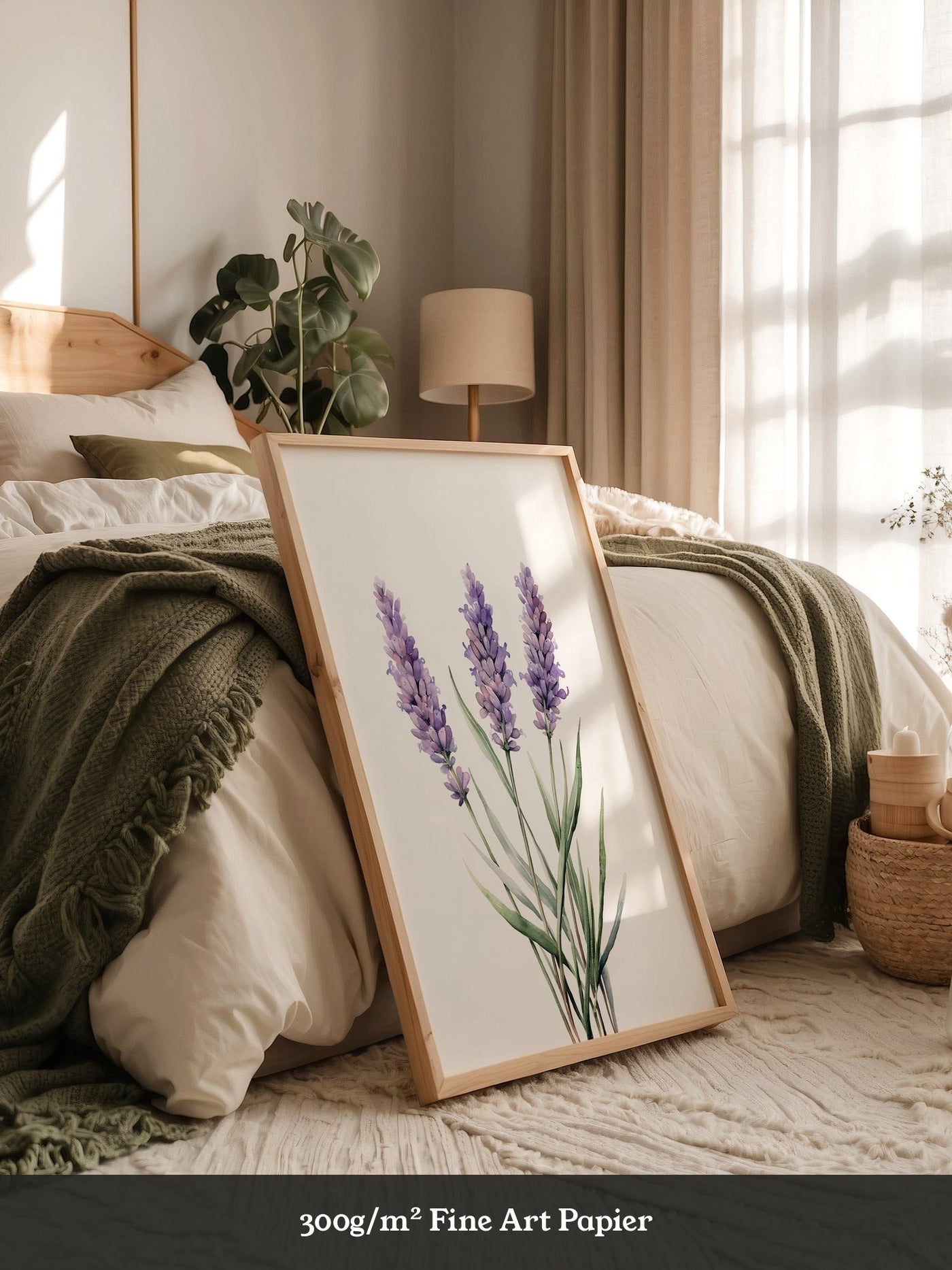 Lavendel Aquarell lila