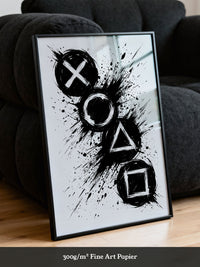 Spielkontrollen Kunst