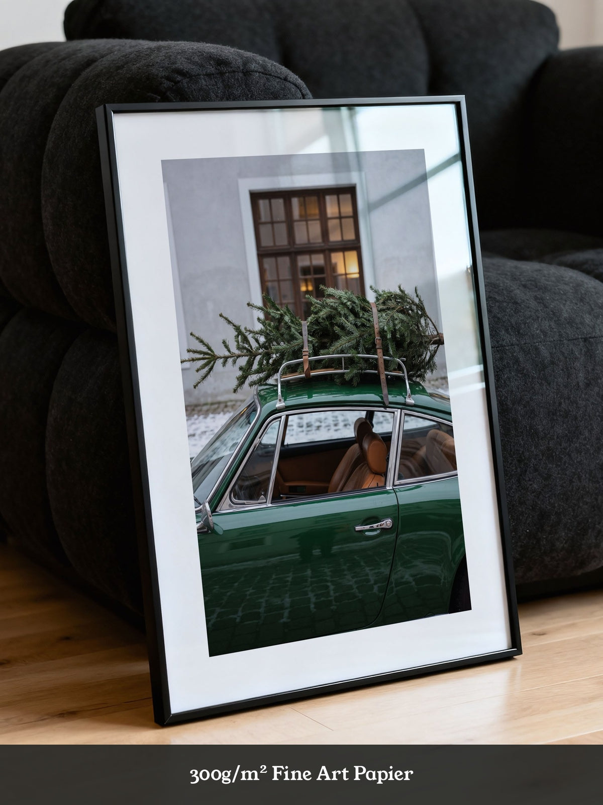 Grünes Sportwagen Retro