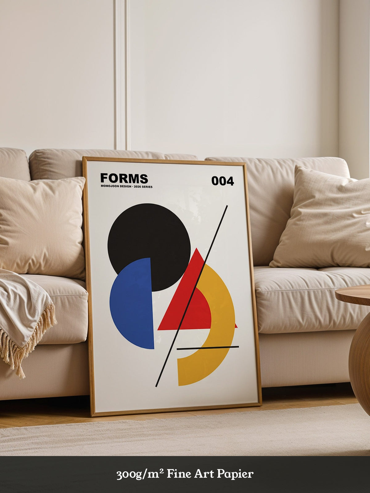 Abstrakte Formen bunte Geometrie