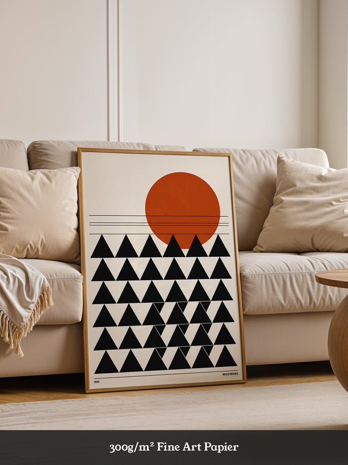 Sonnenaufgang Geometrie Minimalistisch