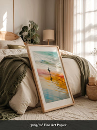 Surfer im Farbrausch