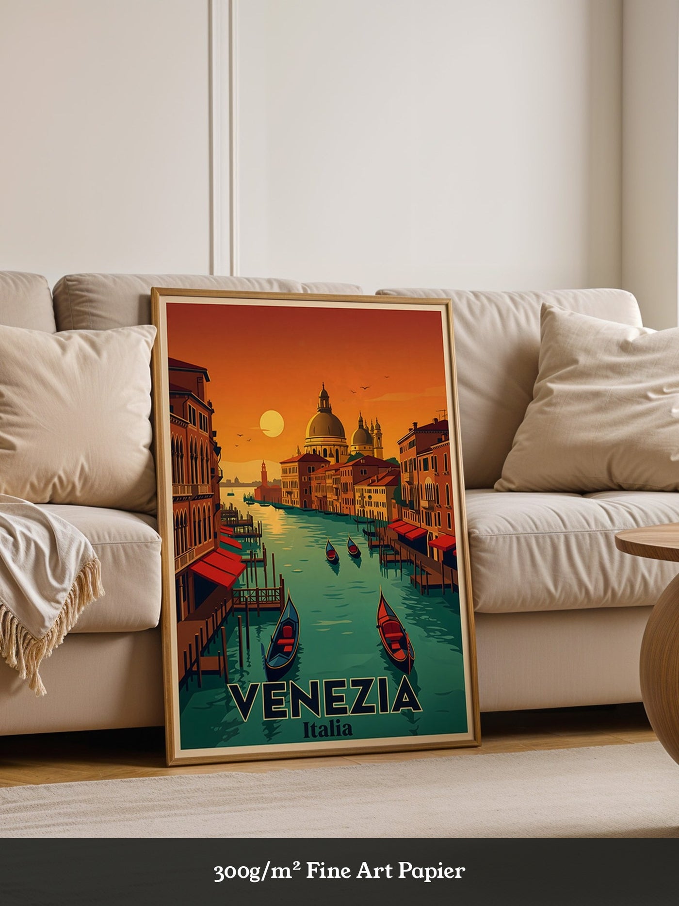 Venedig Sonnenuntergang Retrofarben